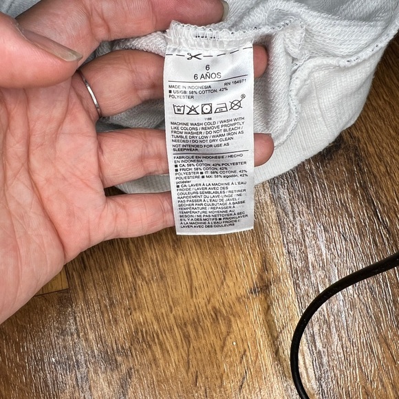 Janie and Jack Palm French Terry Sweatshirt size 6 girls - Picture 4 of 4